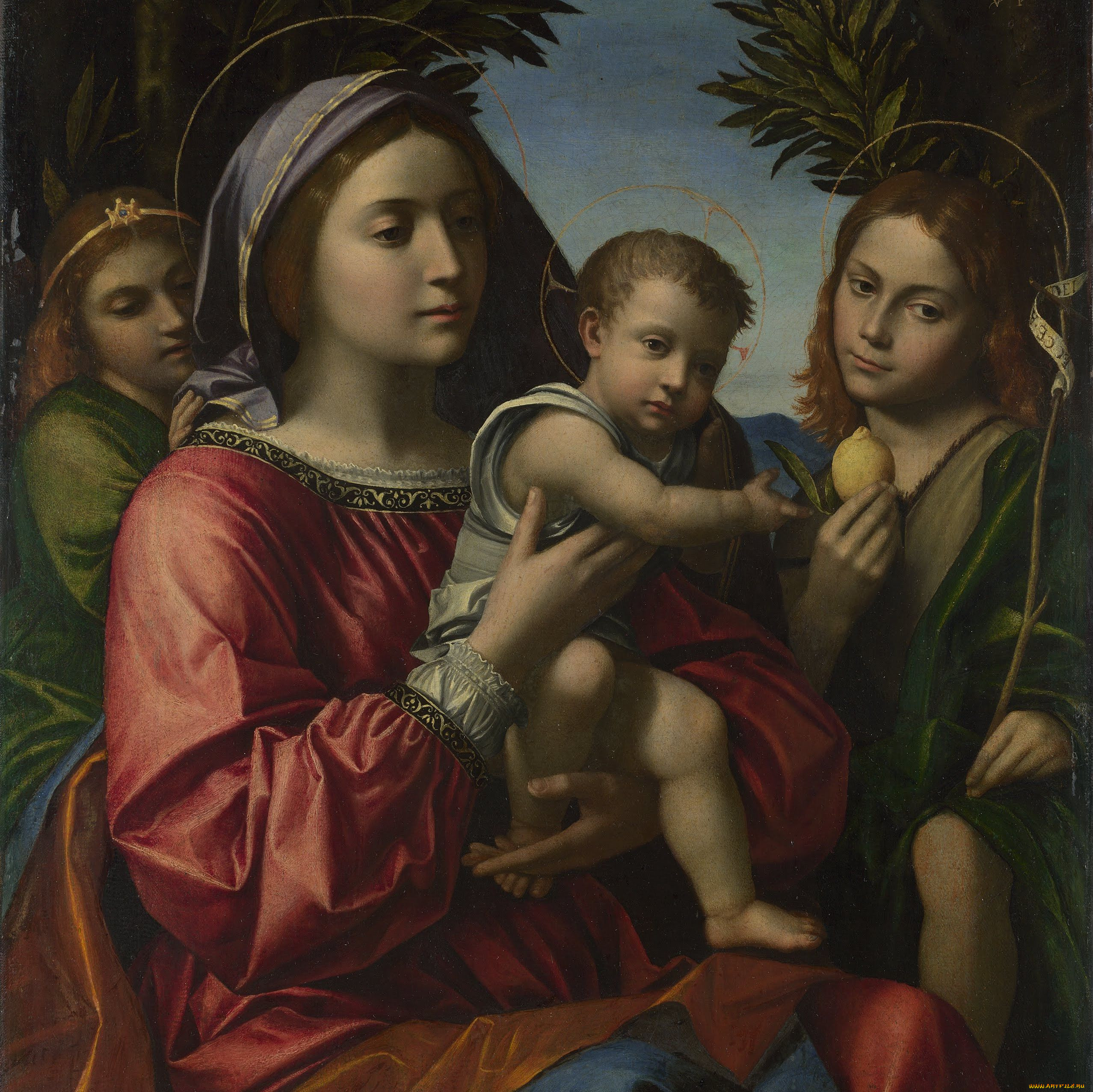 paolo, morando, the, virgin, and, child, with, baptist, an, angel, 